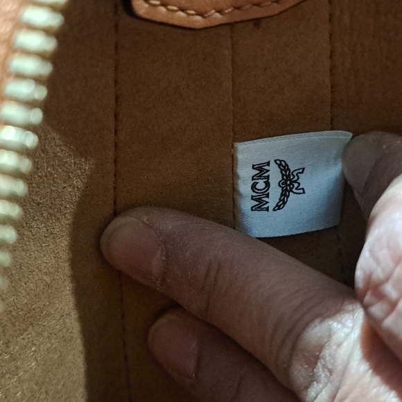 Brown Monogram Shoulder Bag MCM - Picture 9 of 16